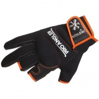 Перчатки Norfin Pro Angler 3 Cut Gloves 02 (703059-M) с тремя открытыми пальцами размер M (21 см)